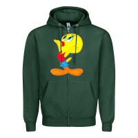 Sports Green tweety bird Zipper Hoodie - DesigneFamous