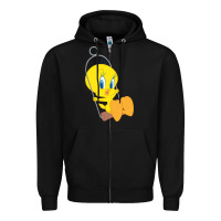 Black tweety bird Zipper Hoodie - DesigneFamous