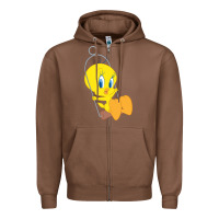 Chestnut tweety bird Zipper Hoodie - DesigneFamous
