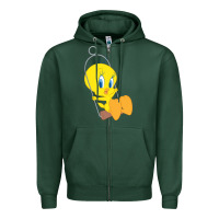 Sports Green tweety bird Zipper Hoodie - DesigneFamous