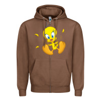 Chestnut tweety bird Zipper Hoodie - DesigneFamous