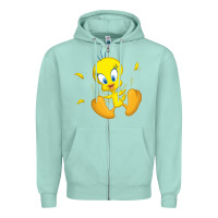Seafoam tweety bird Zipper Hoodie - DesigneFamous