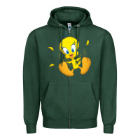 Sports Green tweety bird Zipper Hoodie - DesigneFamous