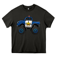 Asphalt police car monster truck Heavy Core Tee - Jasminsmagicworld