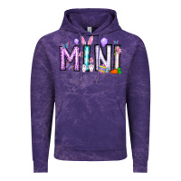 Cloud Purple easter day mini Vintage Hoodie - CowhideDigitalArt