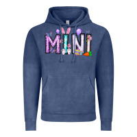 Vintage Denim easter day mini Vintage Hoodie - CowhideDigitalArt