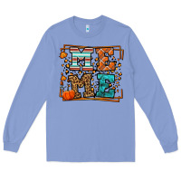Colony Blue Fall Autumn Leopard Meme Long Sleeve Tee - LillyAllenDesigns