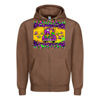 Chestnut mardi gras truck tumbler Zipper Hoodie - JahusDesignShop