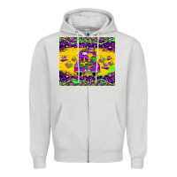Dove Grey mardi gras truck tumbler Zipper Hoodie - JahusDesignShop