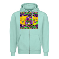 Seafoam mardi gras truck tumbler Zipper Hoodie - JahusDesignShop