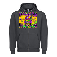 Smoke mardi gras truck tumbler Zipper Hoodie - JahusDesignShop