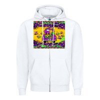 White mardi gras truck tumbler Zipper Hoodie - JahusDesignShop