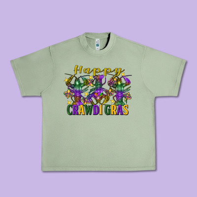 Happy Crawdi Gras Mardi Gras Crawfish Urban Heavy Tee Designed By Fadigitalartstudio