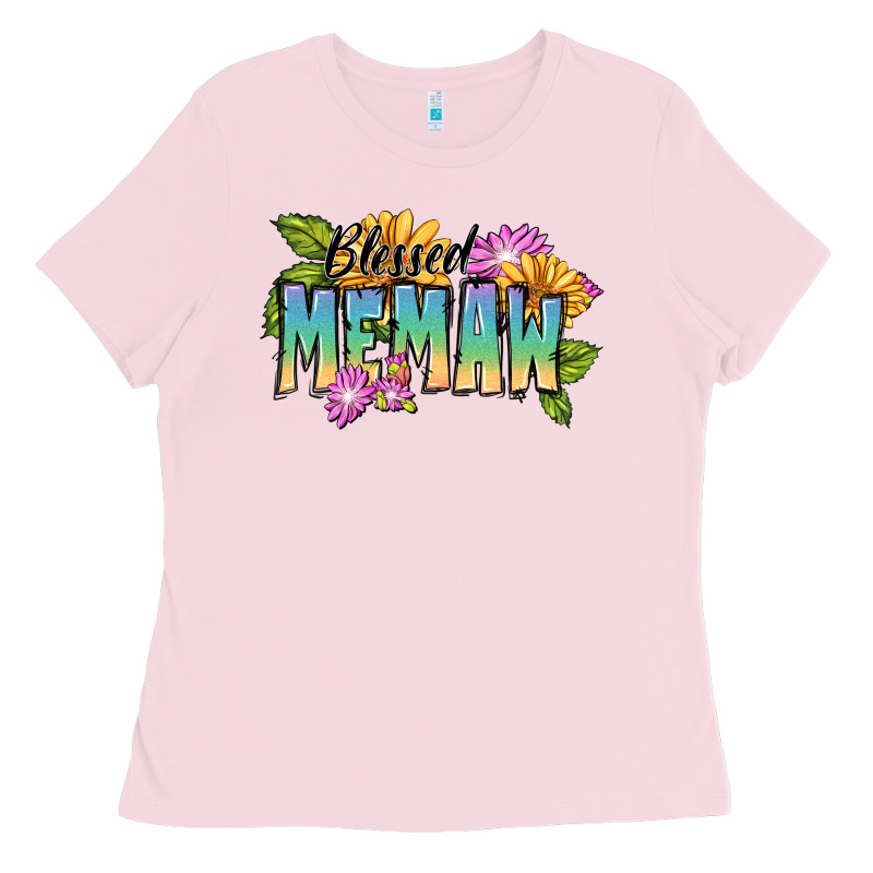 Blessed Memaw Mother's Day Ladies Tee by FaDigitalArtStudio | Teevron