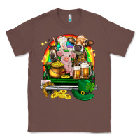 Chestnut St. Patrick's Day farm animals on truck Classic Tee - HowdyJamesFarm