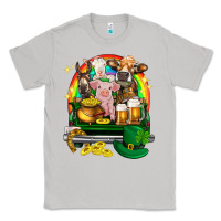 Moon Dust St. Patrick's Day farm animals on truck Classic Tee - HowdyJamesFarm
