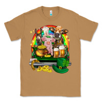 Toasted Coconut St. Patrick's Day farm animals on truck Classic Tee - HowdyJamesFarm