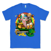 True Royal St. Patrick's Day farm animals on truck Classic Tee - HowdyJamesFarm