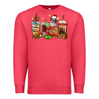 Cardinal Christmas coffee cups with Saint Bernard Premium Sweatshirt - RanaPortraitStore