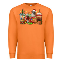 Carrot Christmas coffee cups with Saint Bernard Premium Sweatshirt - RanaPortraitStore