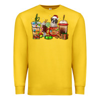 Lemon Christmas coffee cups with Saint Bernard Premium Sweatshirt - RanaPortraitStore