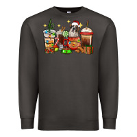 Smoke Christmas coffee cups with Saint Bernard Premium Sweatshirt - RanaPortraitStore