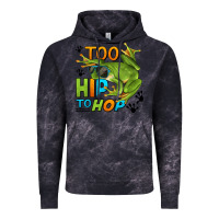 Cloud Black too hip to hop frog Vintage Hoodie - LillyAllenDesigns