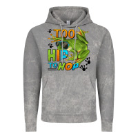 Cloud Rock too hip to hop frog Vintage Hoodie - LillyAllenDesigns
