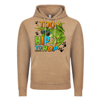 Vintage Coffee too hip to hop frog Vintage Hoodie - LillyAllenDesigns
