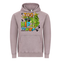 Too Hip To Hop Frog Vintage Hoodie | Teevron