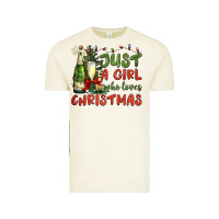 Vintage Arctic just a girl who loves christmas Vintage Tee - BundleAndBundleShop