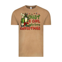 Vintage Camel just a girl who loves christmas Vintage Tee - BundleAndBundleShop