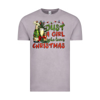 Vintage Zinc just a girl who loves christmas Vintage Tee - BundleAndBundleShop