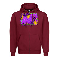 Burgundy mardi gras background Zipper Hoodie - JahusDesignShop