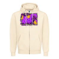 Sandshell mardi gras background Zipper Hoodie - JahusDesignShop