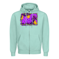 Seafoam mardi gras background Zipper Hoodie - JahusDesignShop