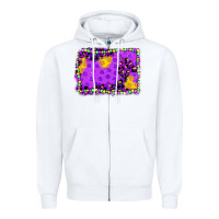 White mardi gras background Zipper Hoodie - JahusDesignShop