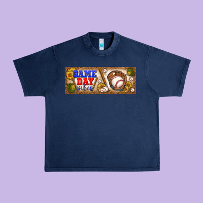 Game Day Vibes Urban Heavy Tee Designed By Bundleandbundleshop