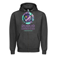 Charcoal Heather 20000 leagues under the sea   movie Zipper Hoodie - DesigneFamous