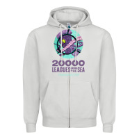 Dove Grey 20000 leagues under the sea   movie Zipper Hoodie - DesigneFamous