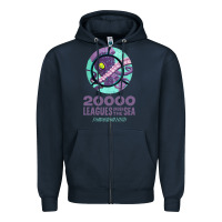Navy 20000 leagues under the sea   movie Zipper Hoodie - DesigneFamous