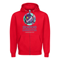 Red 20000 leagues under the sea   movie Zipper Hoodie - DesigneFamous