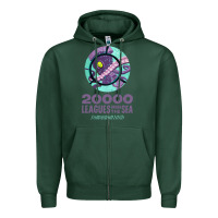 Sports Green 20000 leagues under the sea   movie Zipper Hoodie - DesigneFamous
