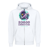 White 20000 leagues under the sea   movie Zipper Hoodie - DesigneFamous