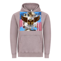 Vintage Zinc America Eagle Vintage Hoodie - CowhideDigitalArt