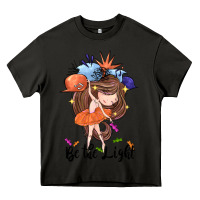 Asphalt Be the light Heavy Core Tee - CowGirlArtShop