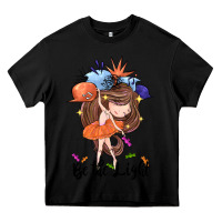 Black Be the light Heavy Core Tee - CowGirlArtShop