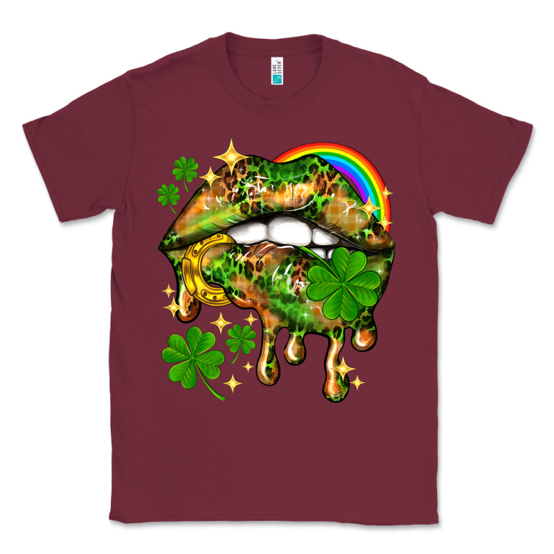 St. Patrick's Day Lips Classic Tee by HowdyJamesFarm | Teevron