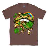Chestnut St. Patrick's Day lips Classic Tee - HowdyJamesFarm