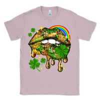 Lilac St. Patrick's Day lips Classic Tee - HowdyJamesFarm